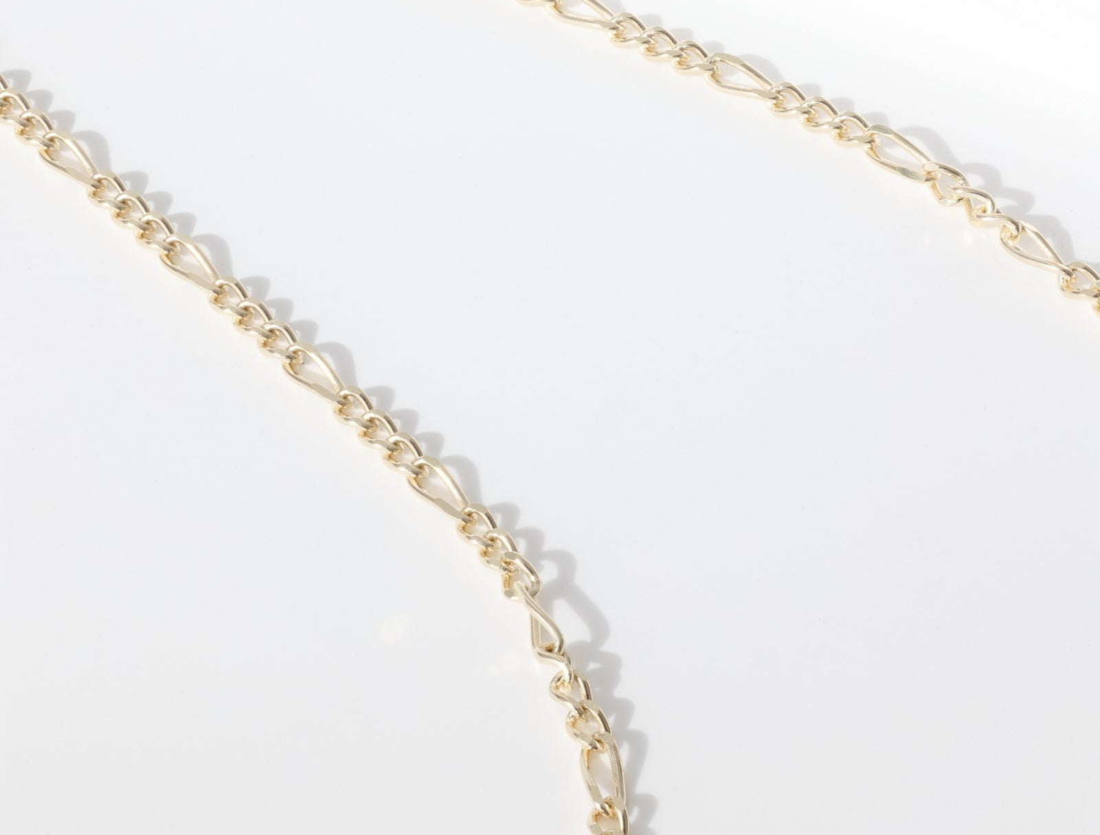 Picture of  Luna Rae solid 9k gold Figaro Chain - 40cm