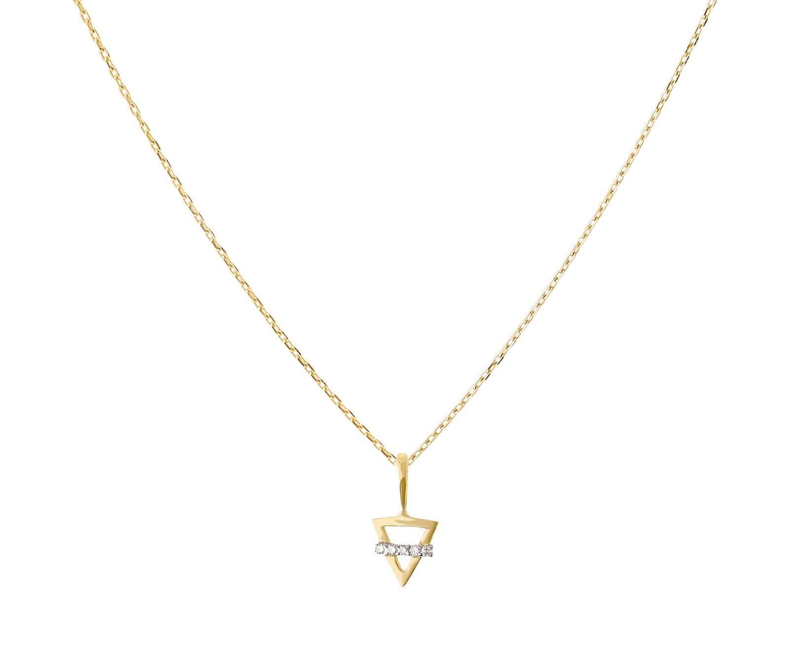 Picture of  Luna Rae solid 9k gold Earth Element Necklace
