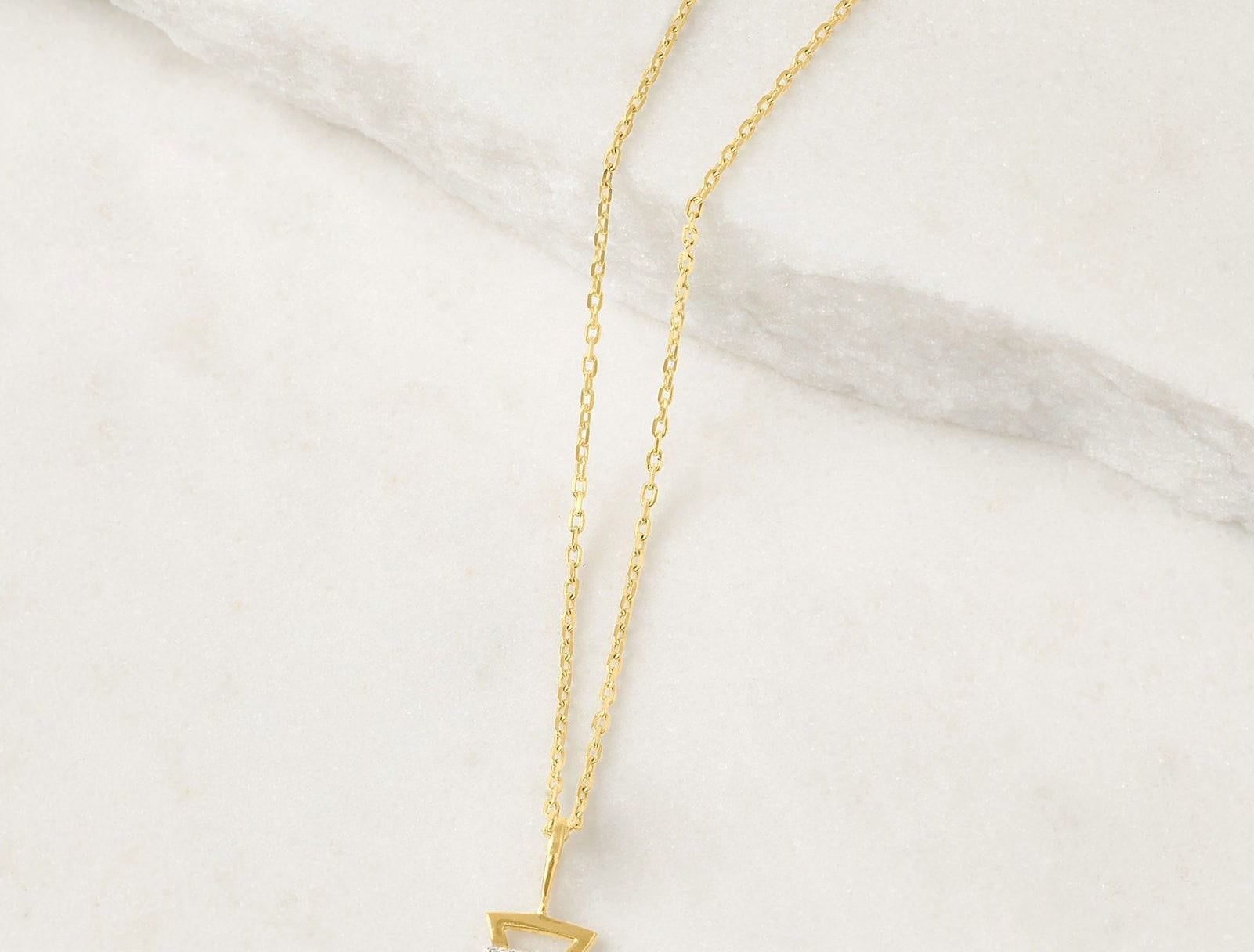 Picture of  Luna Rae solid 9k gold Earth Element Necklace