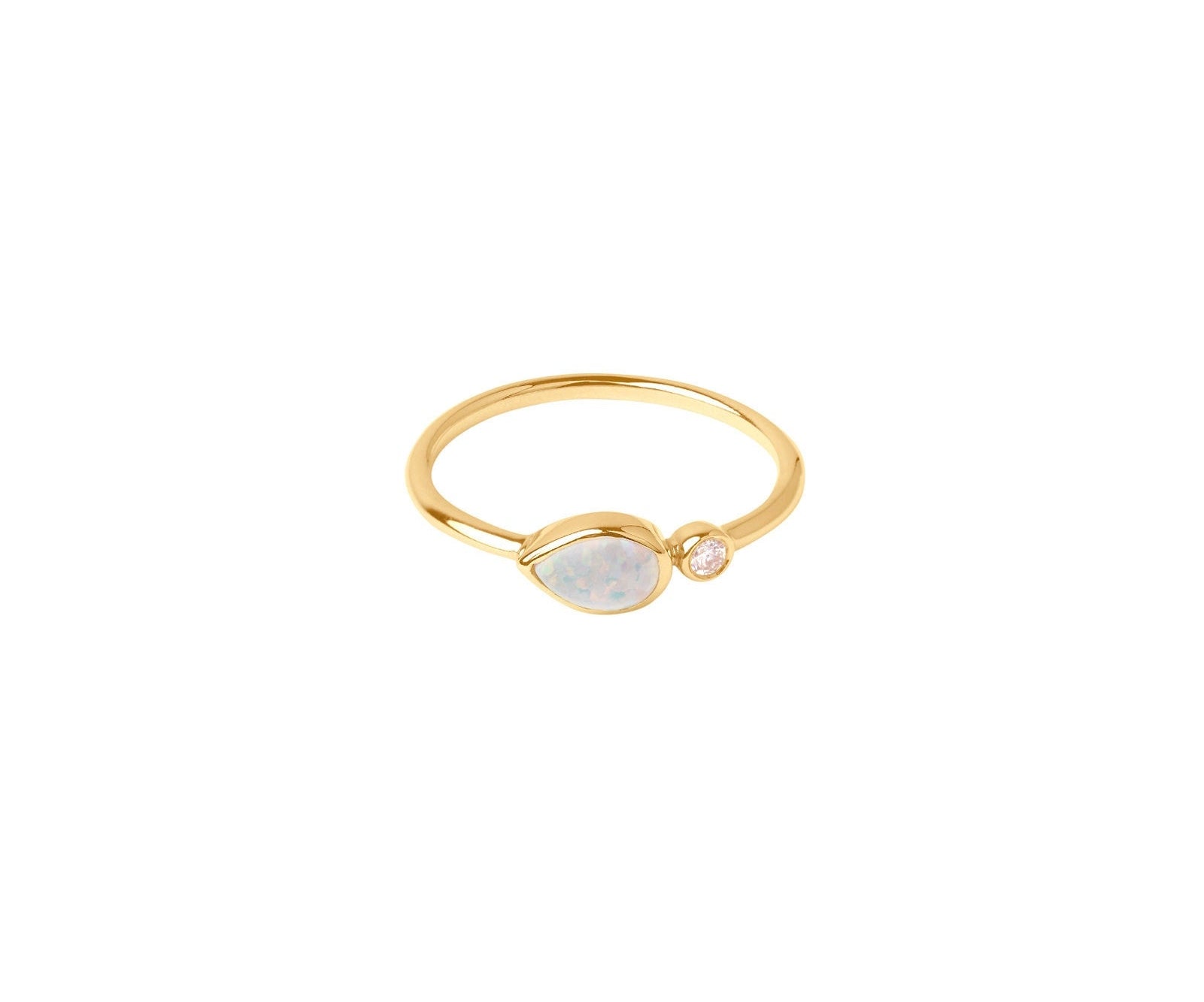 Picture of  Luna Rae solid 9k gold Higher Love Ring