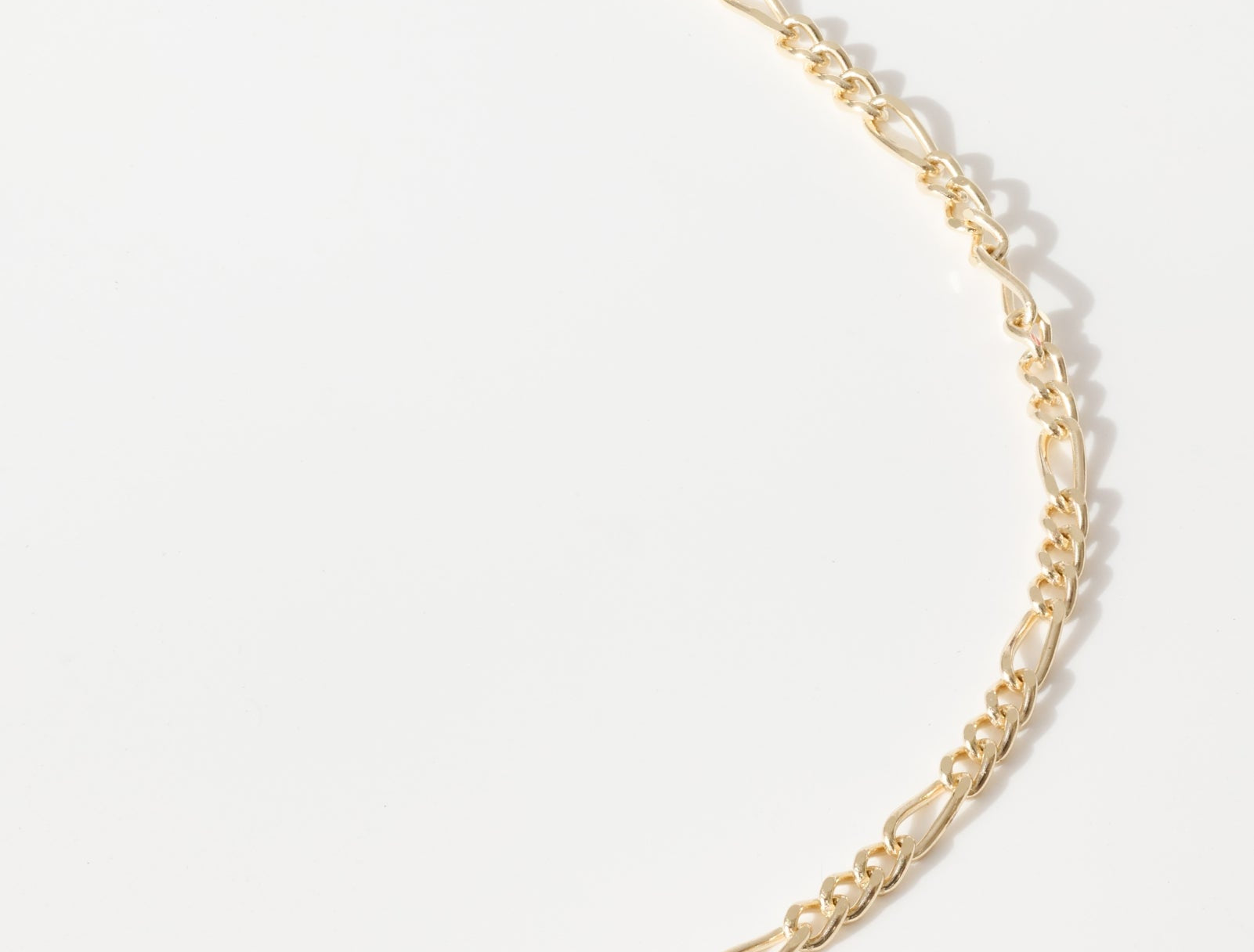 Picture of  Luna Rae solid 9k gold Figaro Chain - 40cm
