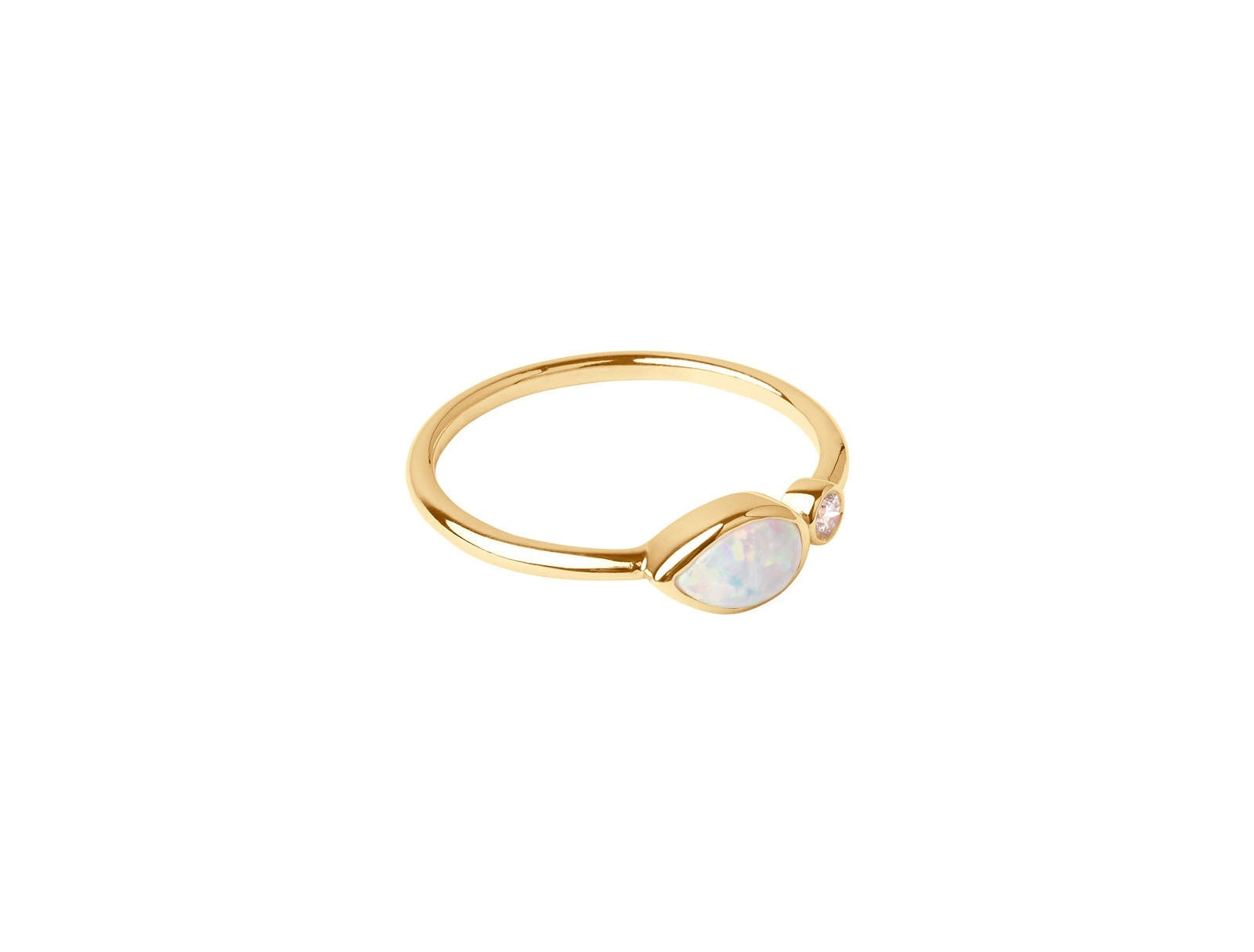 Picture of  Luna Rae solid 9k gold Higher Love Ring