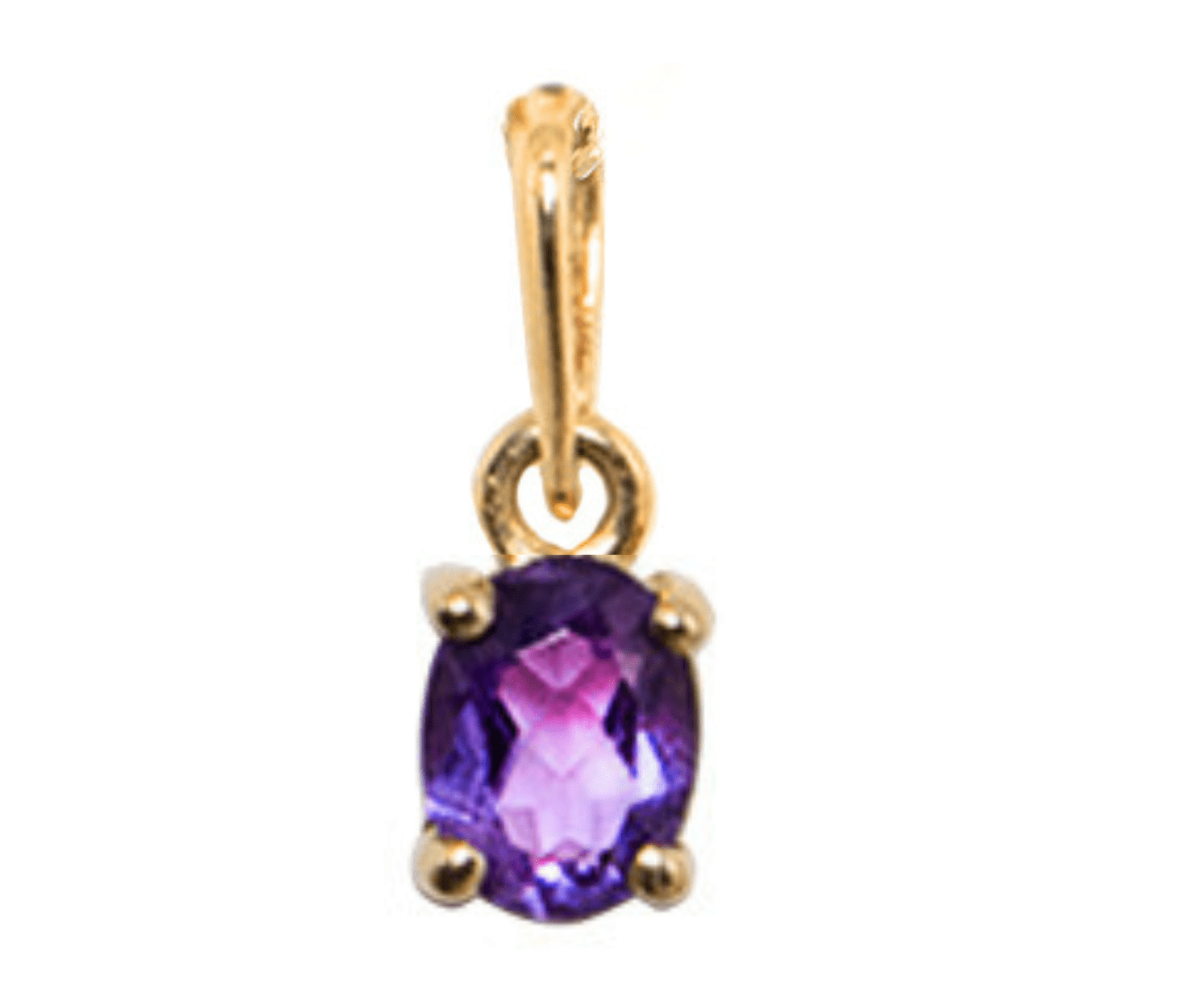 Picture of  Luna Rae solid 9k gold Amethyst Necklace