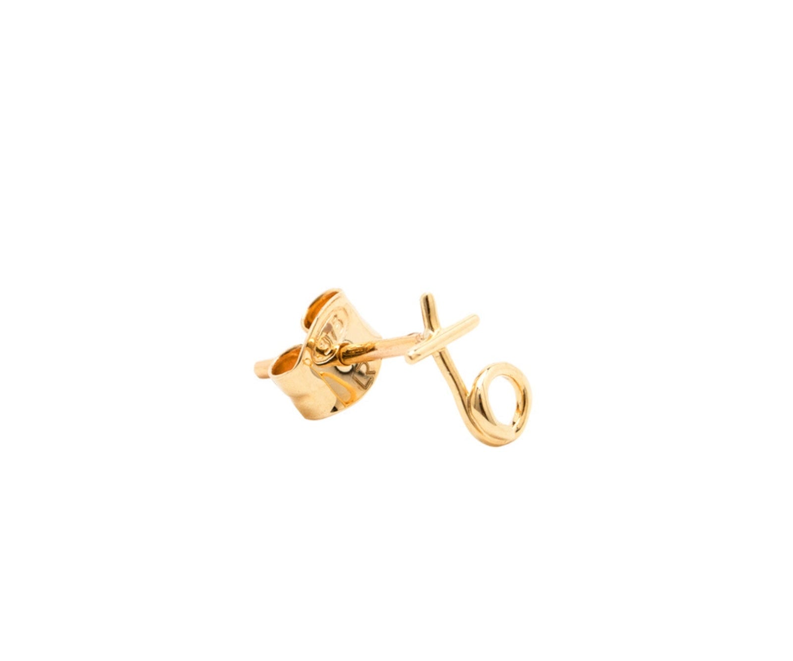 Picture of  Luna Rae solid 9k gold Kiss Hug Studs