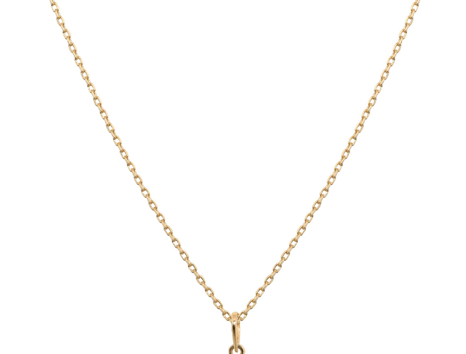 Picture of  Luna Rae solid 9k gold Aquamarine Necklace