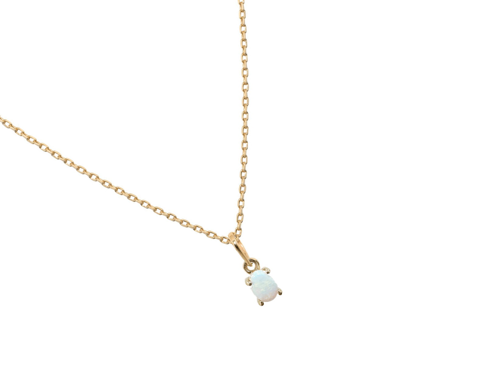 Picture of  Luna Rae solid 9k gold Opal Necklace