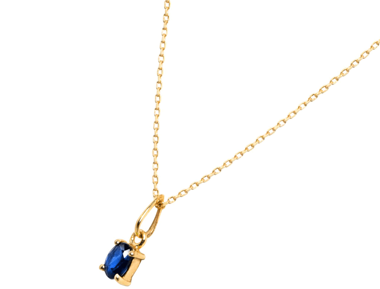 Picture of  Luna Rae solid 9k gold Sapphire Necklace