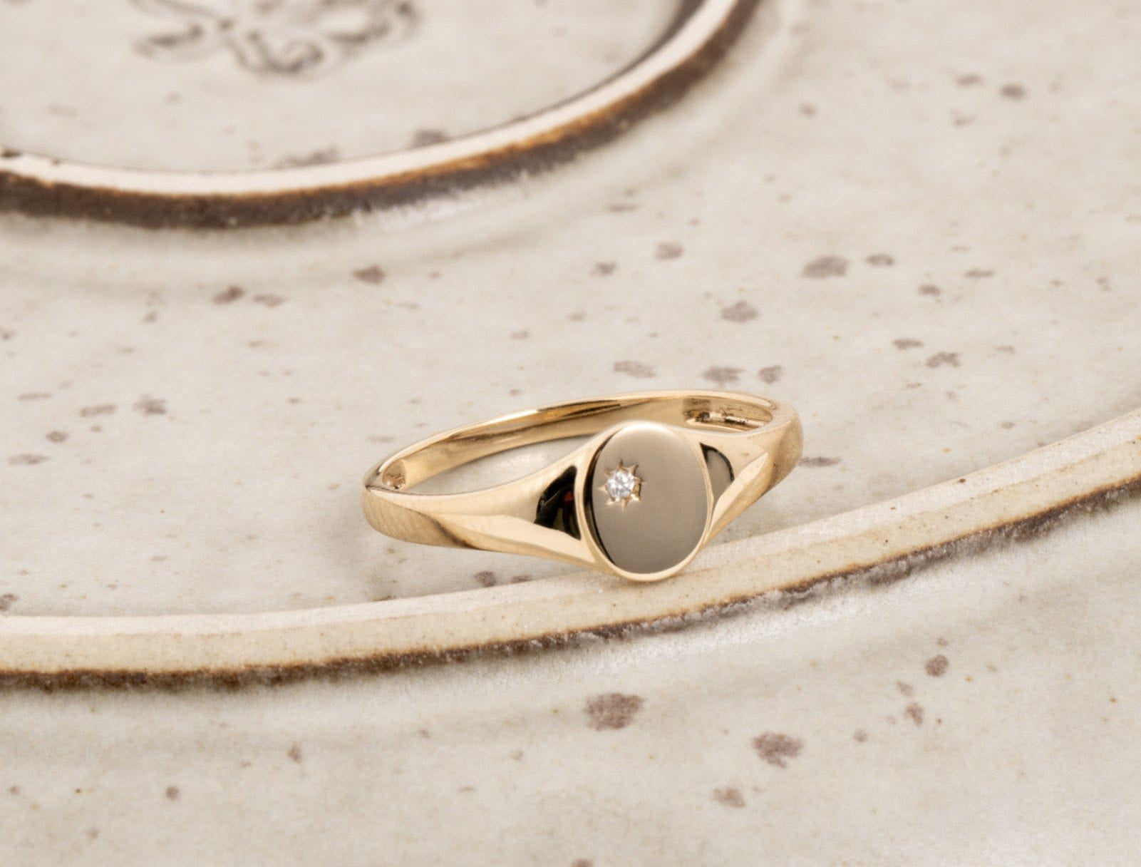 Picture of  Luna Rae solid 9k gold Rhia Ring