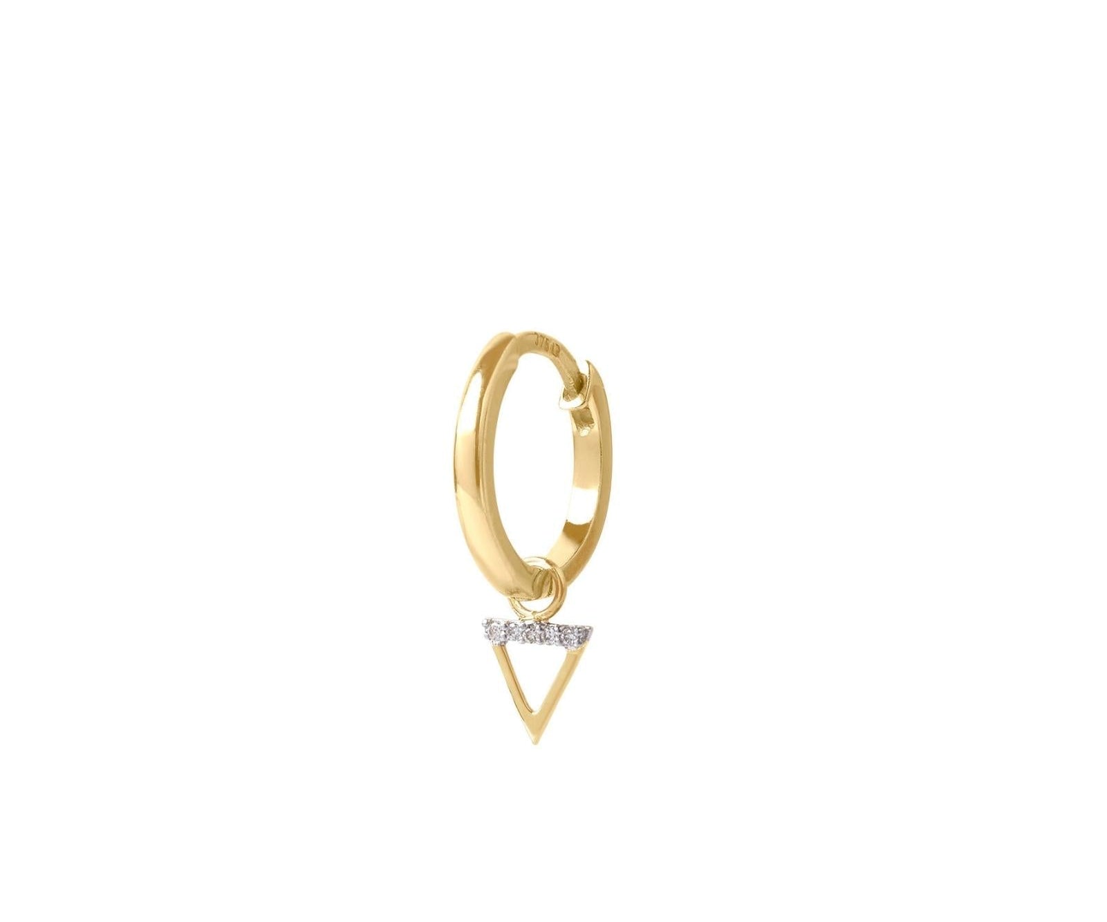 Picture of  Luna Rae solid 9k gold Water Element Hoops