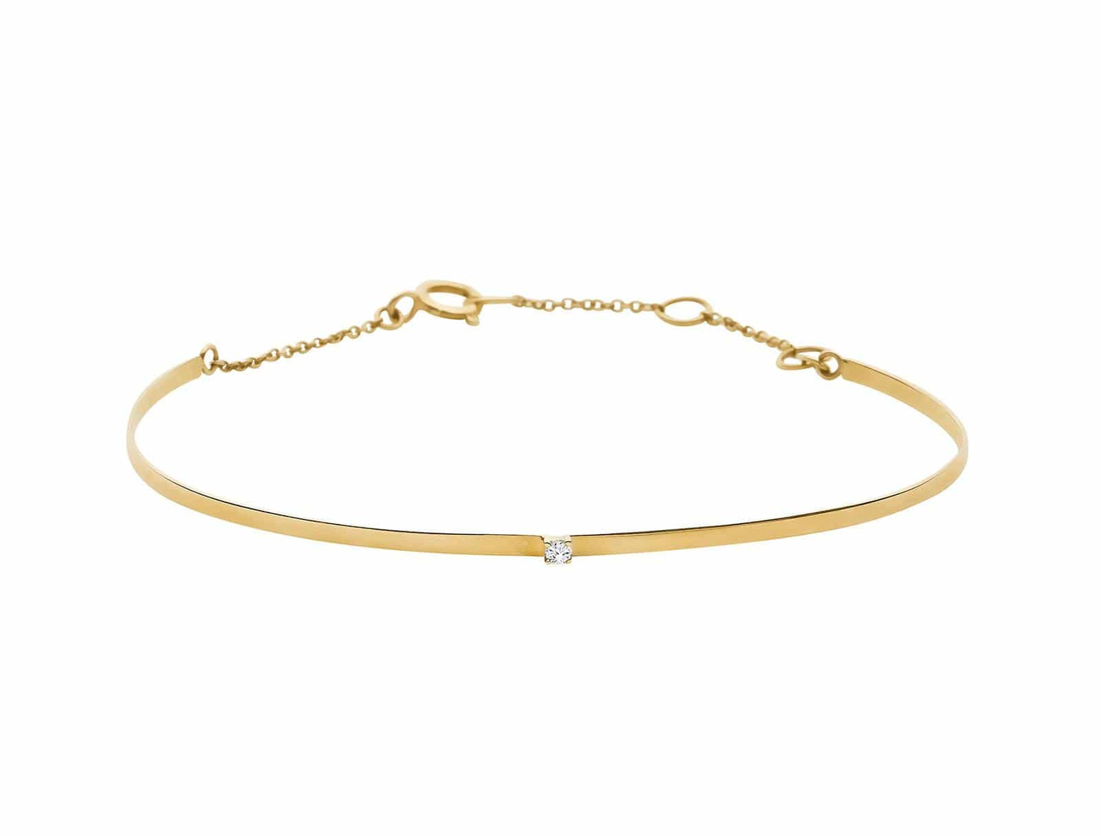Picture of  Luna Rae solid 9k gold Horizon Bangle