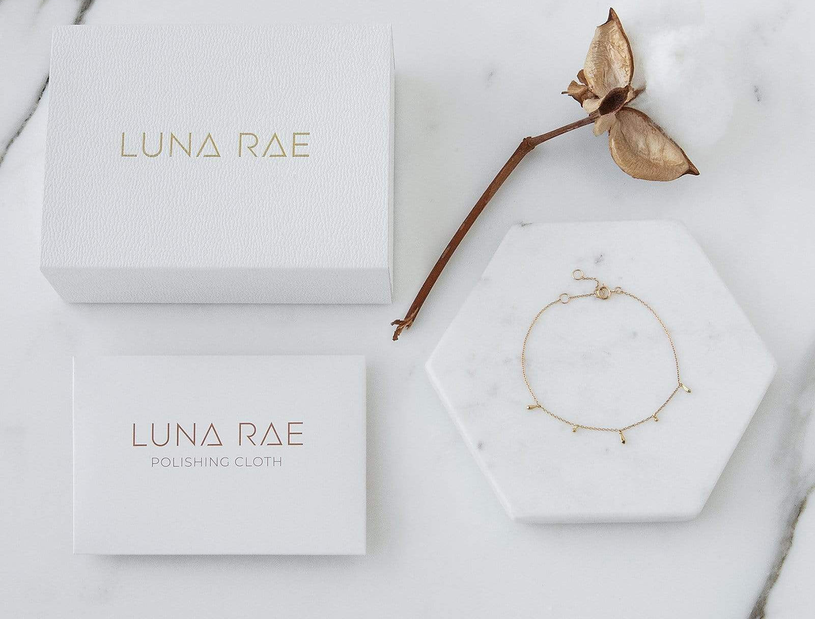 Picture of  Luna Rae solid 9k gold Moondust Bangle