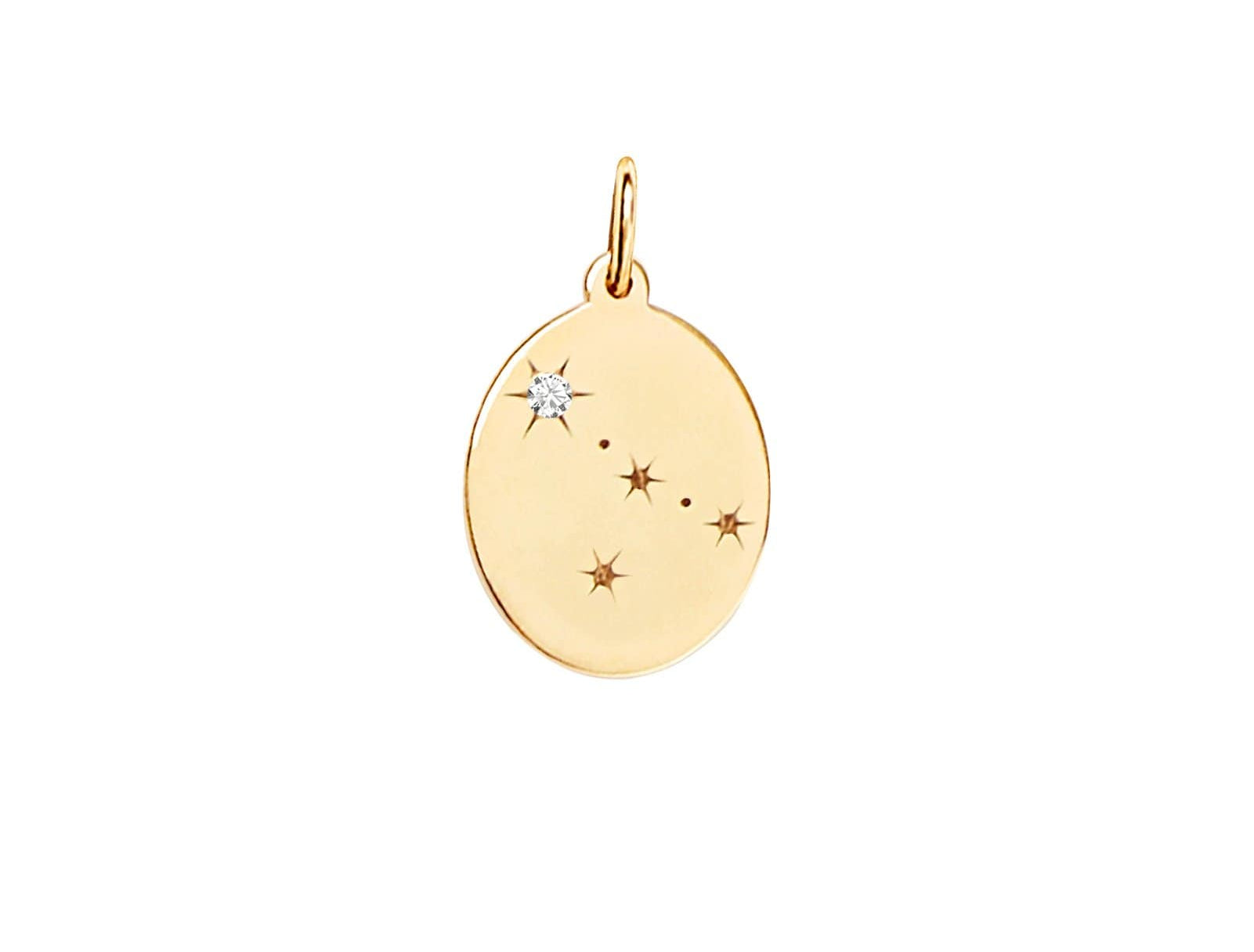 Picture of  Luna Rae solid 9k gold Stars of Cancer