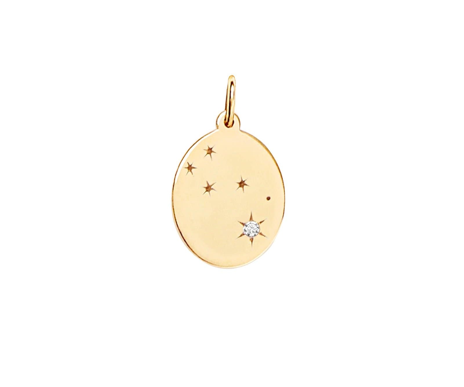 Picture of  Luna Rae solid 9k gold Stars of Taurus