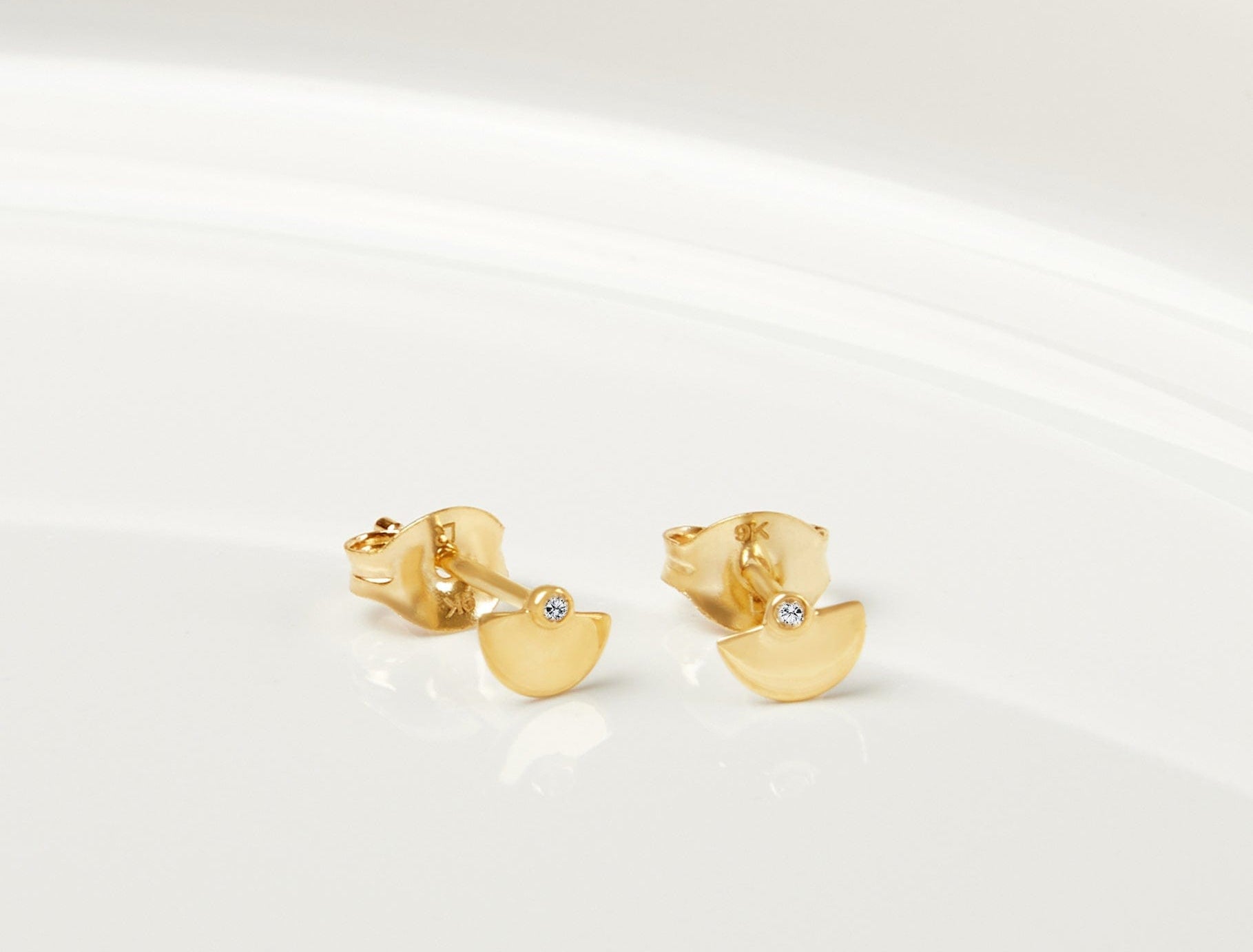 Picture of  Luna Rae solid 9k gold Lost Star Studs