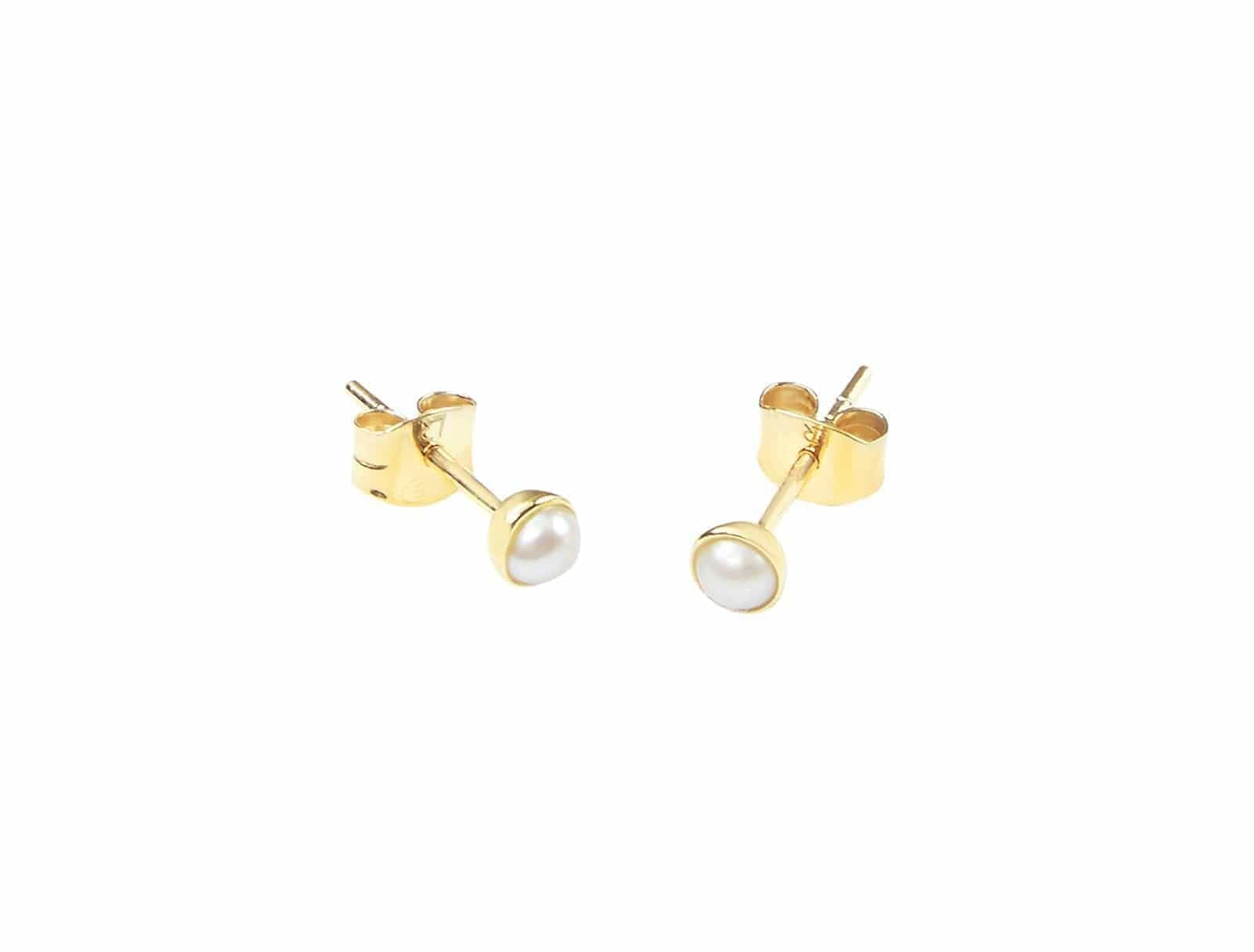 Picture of  Luna Rae solid 9k gold Hilo Studs