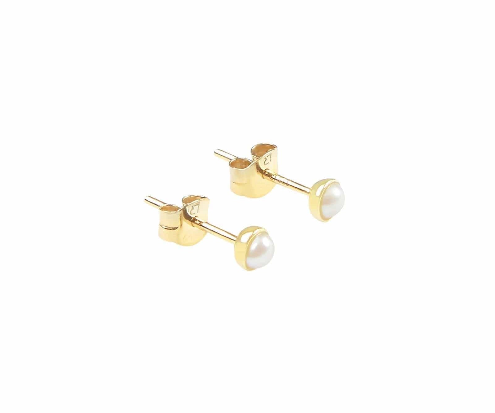 Picture of  Luna Rae solid 9k gold Hilo Studs
