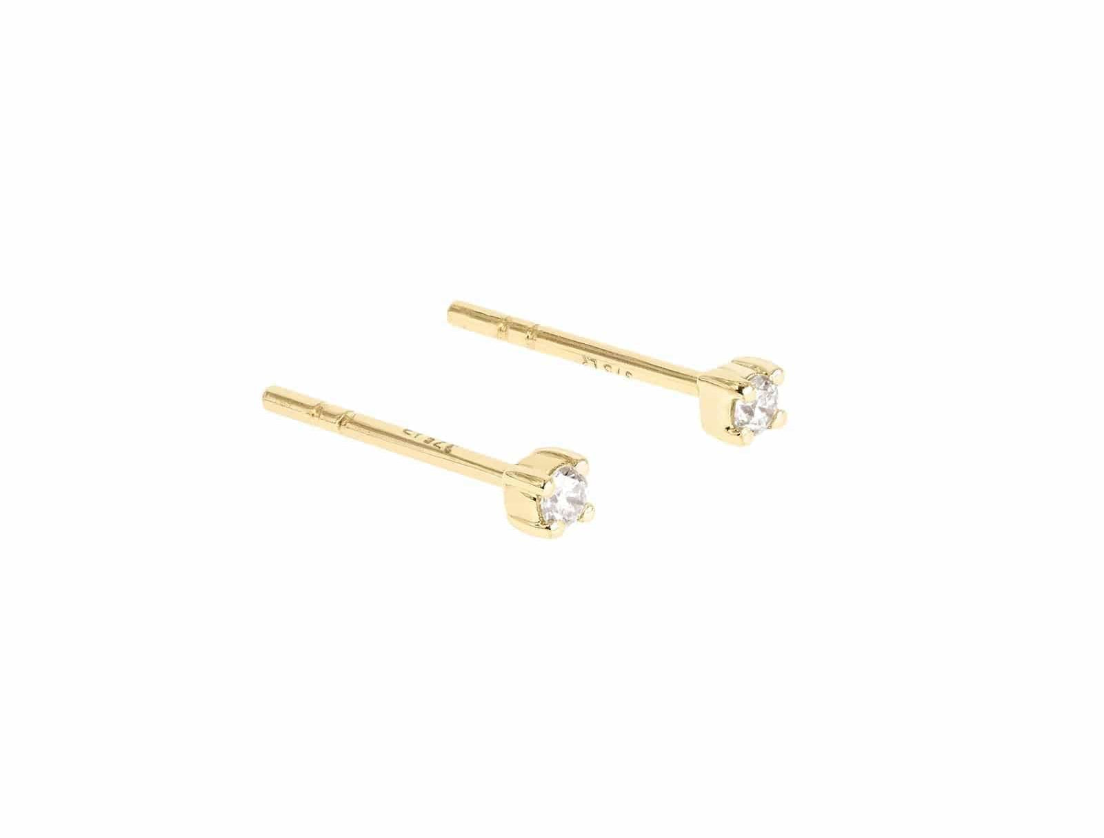 Picture of  Luna Rae solid 9k gold Halley Studs