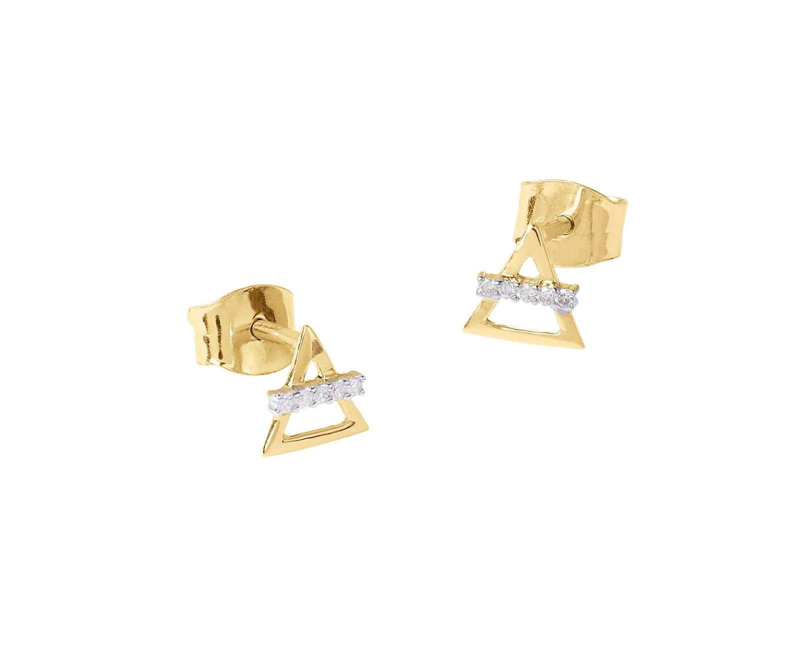 Picture of  Luna Rae solid 9k gold Air Element Studs