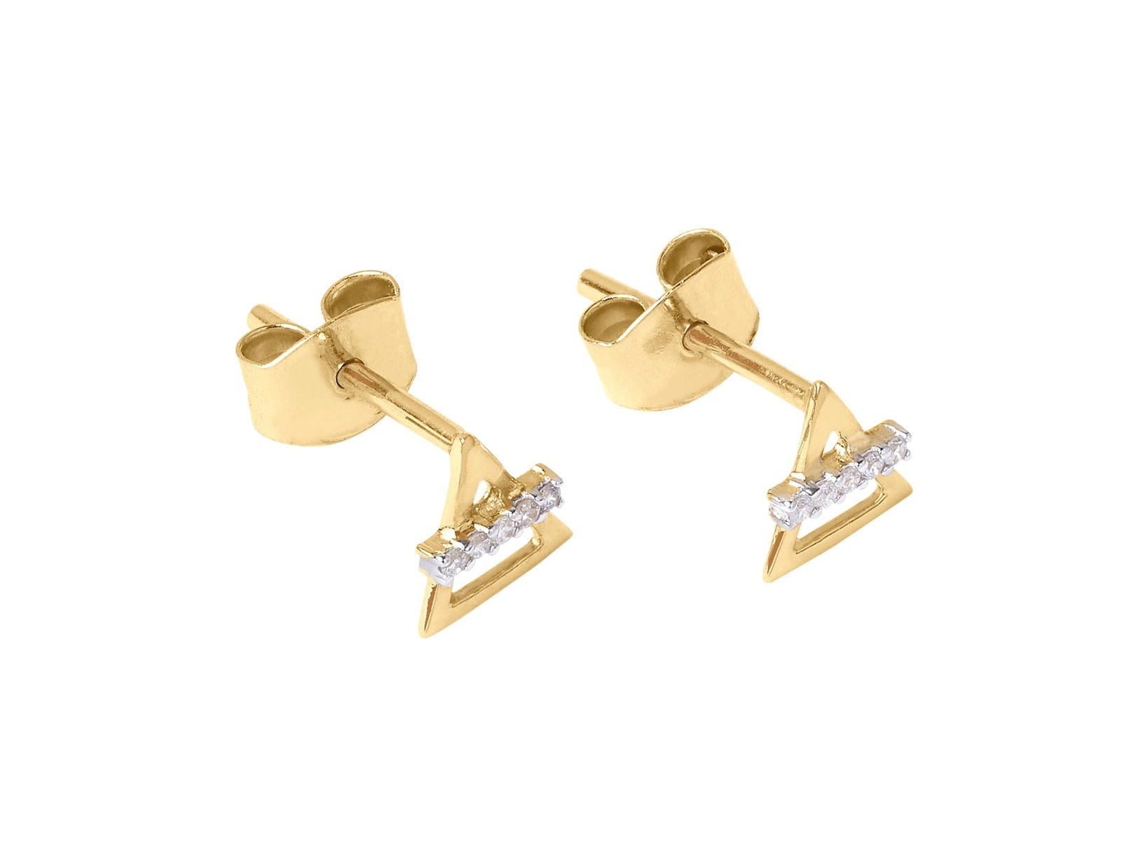 Picture of  Luna Rae solid 9k gold Air Element Studs