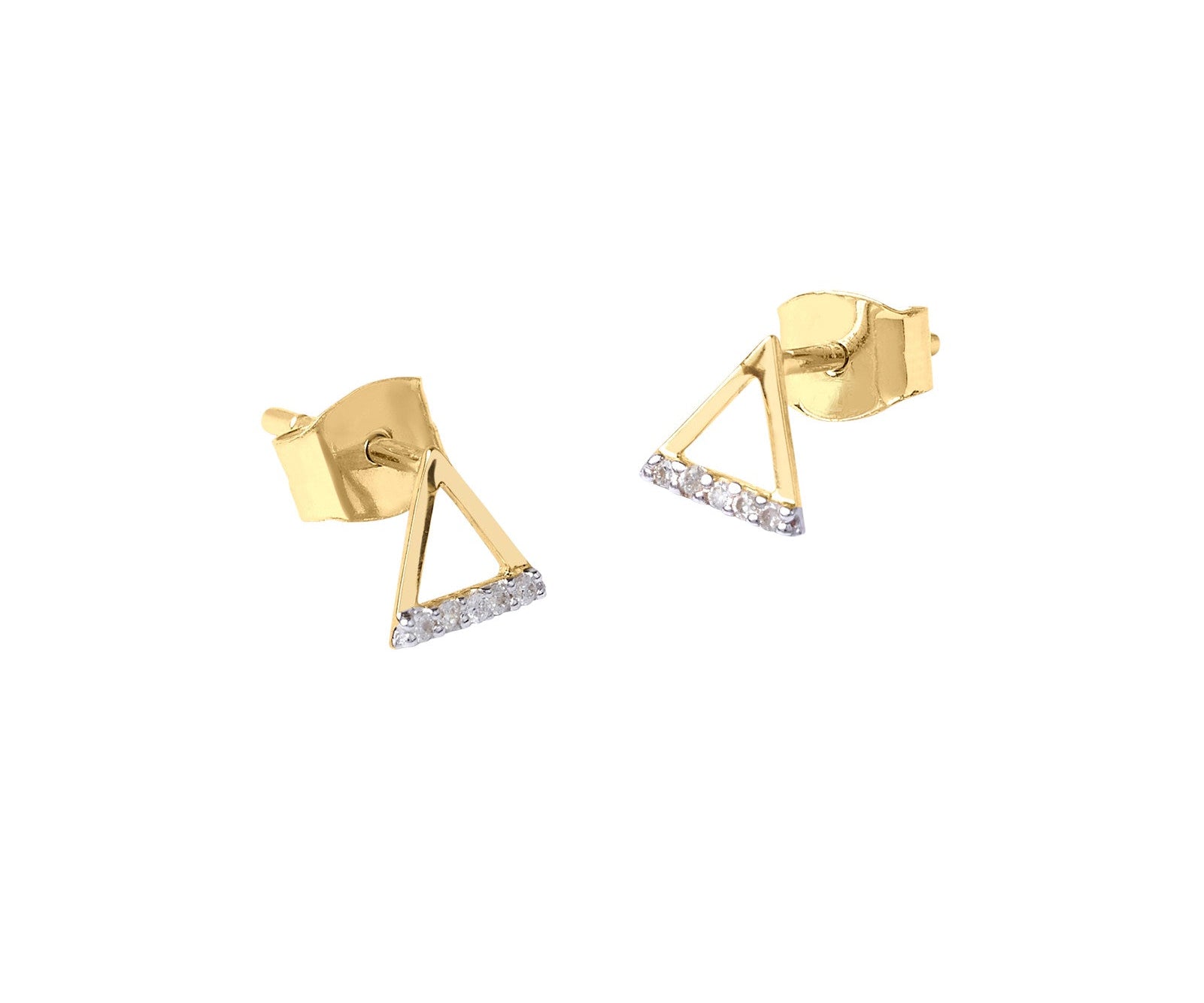 Picture of  Luna Rae solid 9k gold Fire Element Studs