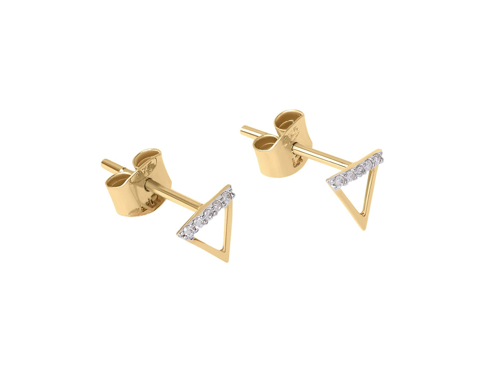 Picture of  Luna Rae solid 9k gold Water Element Studs