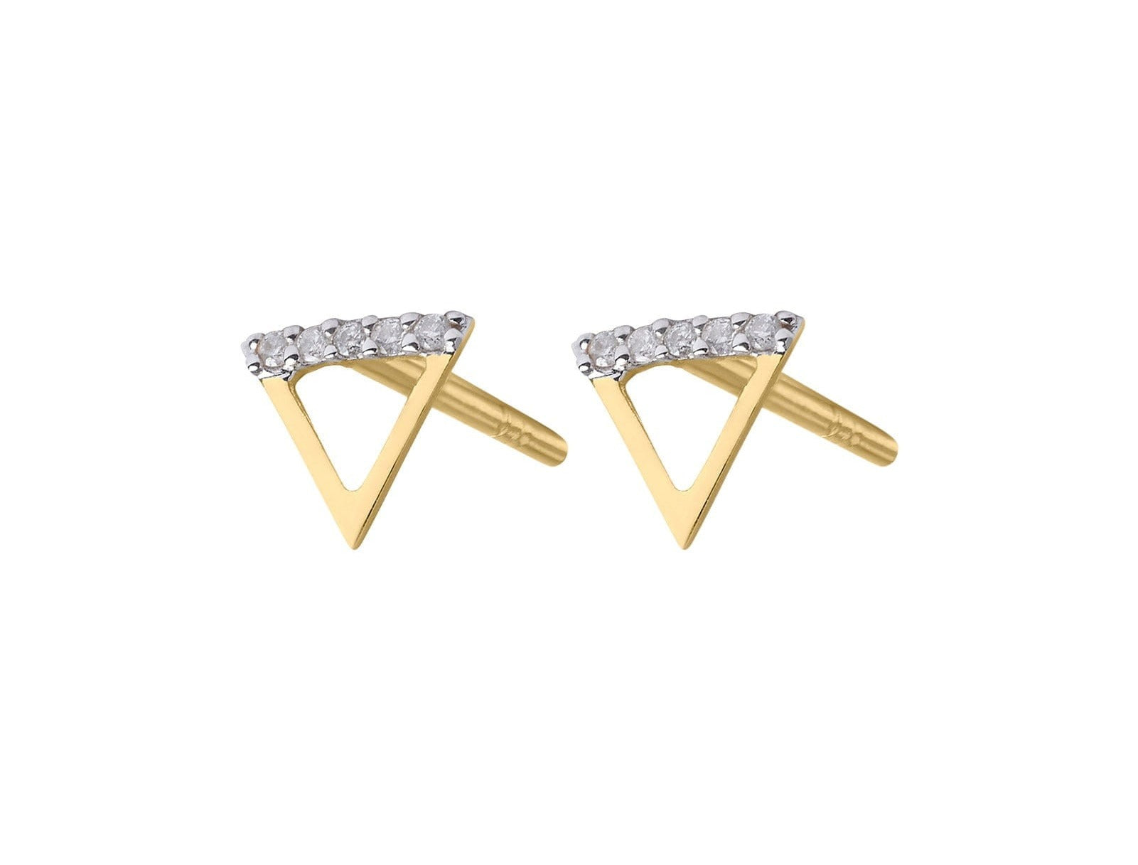 Picture of  Luna Rae solid 9k gold Water Element Studs