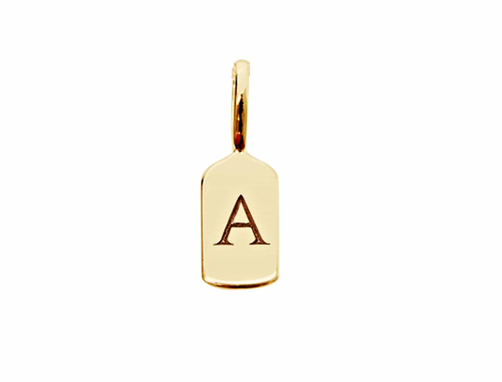 Picture of  Luna Rae solid 9k gold Letter A