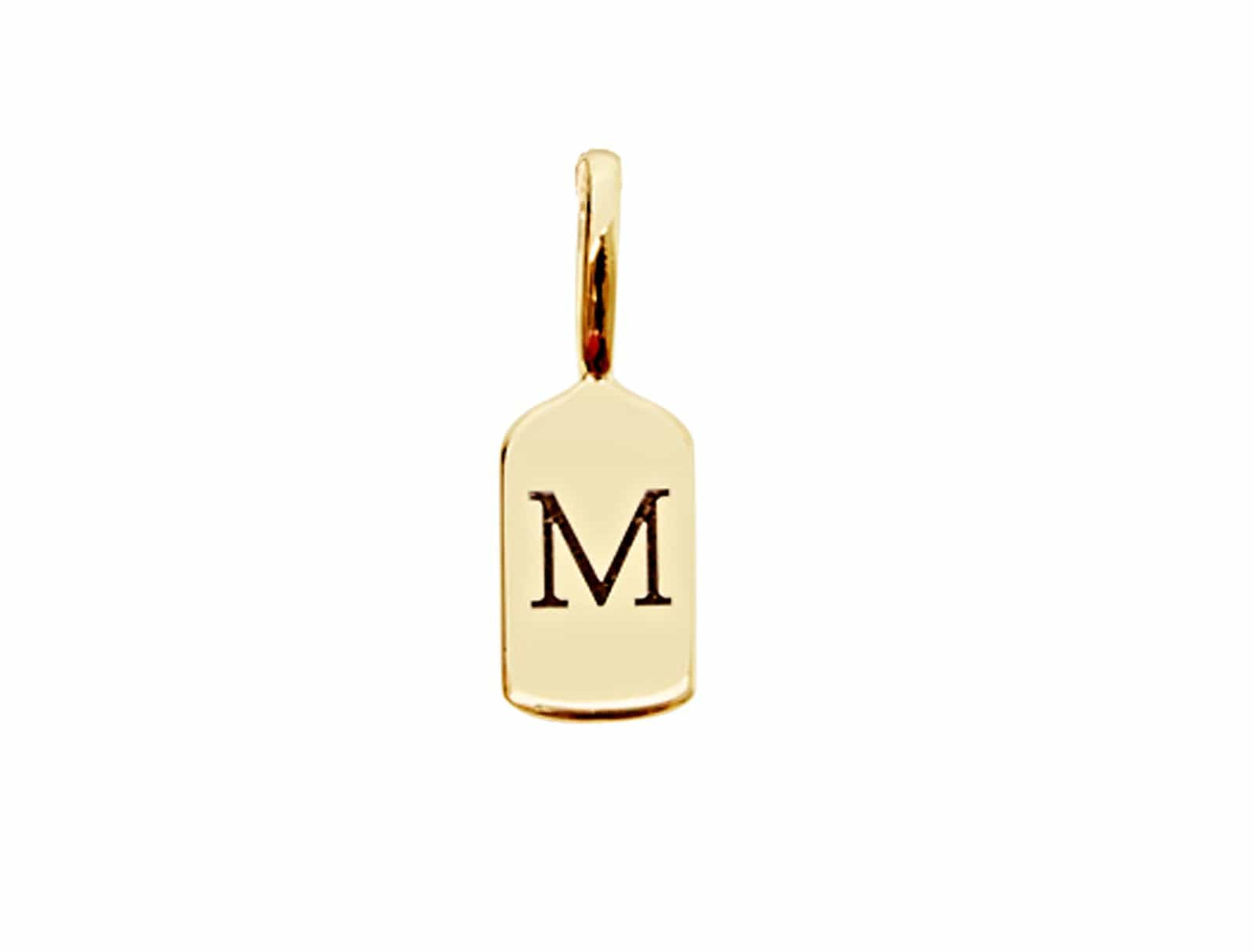 Picture of  Luna Rae solid 9k gold Letter M