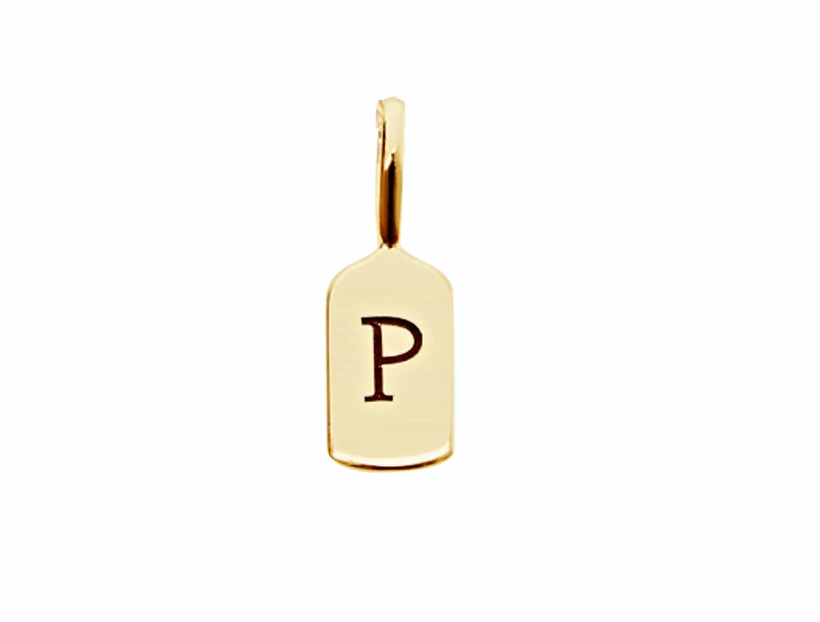 Picture of  Luna Rae solid 9k gold Letter P