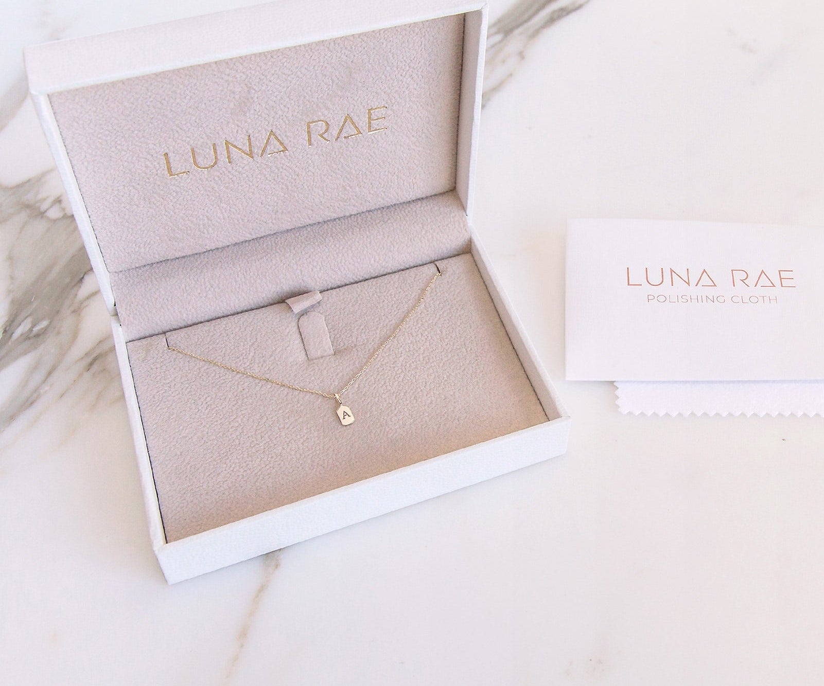 Picture of  Luna Rae solid 9k gold Letter I