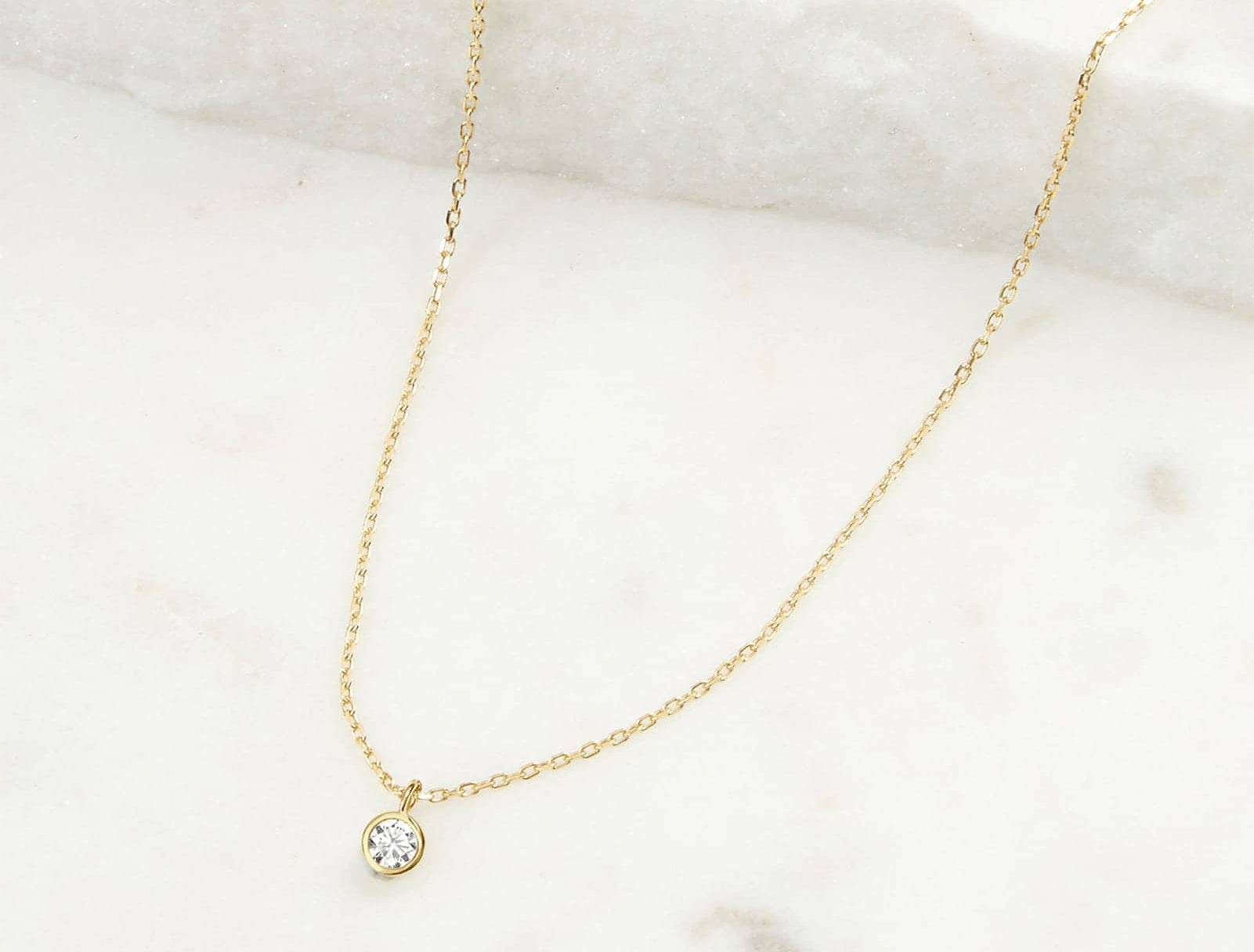 Picture of  Luna Rae solid 9k gold Diamond Sky Necklace