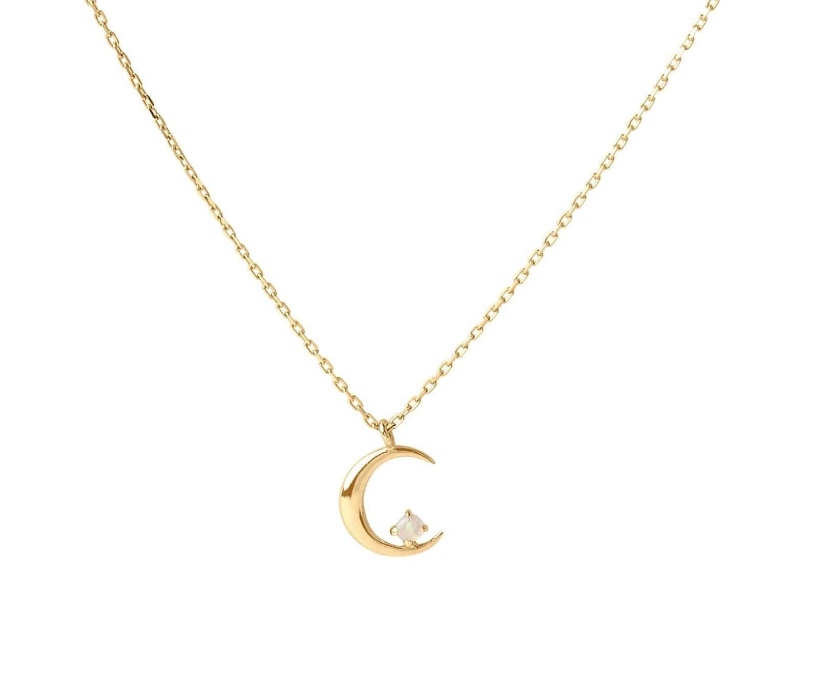 Picture of  Luna Rae solid 9k gold Selene Necklace