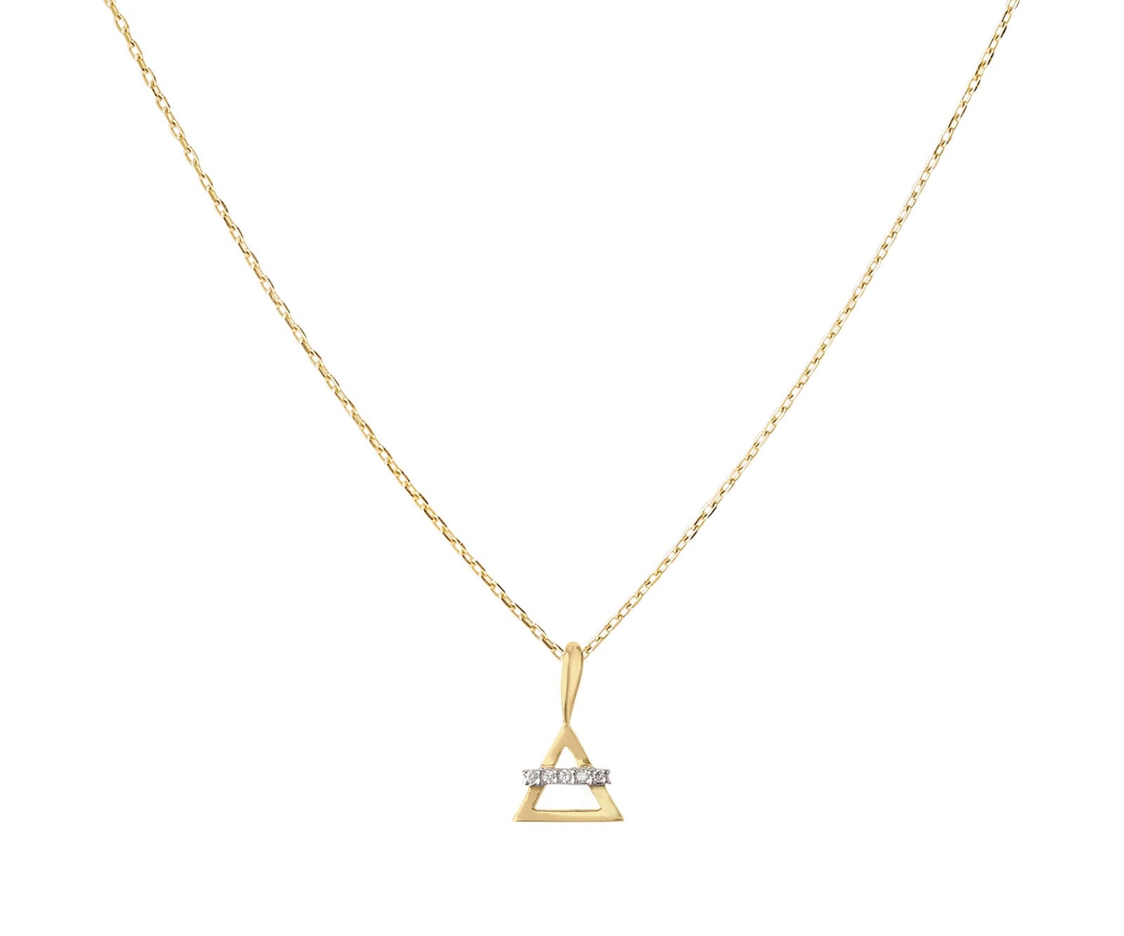 Picture of  Luna Rae solid 9k gold Air Element Necklace