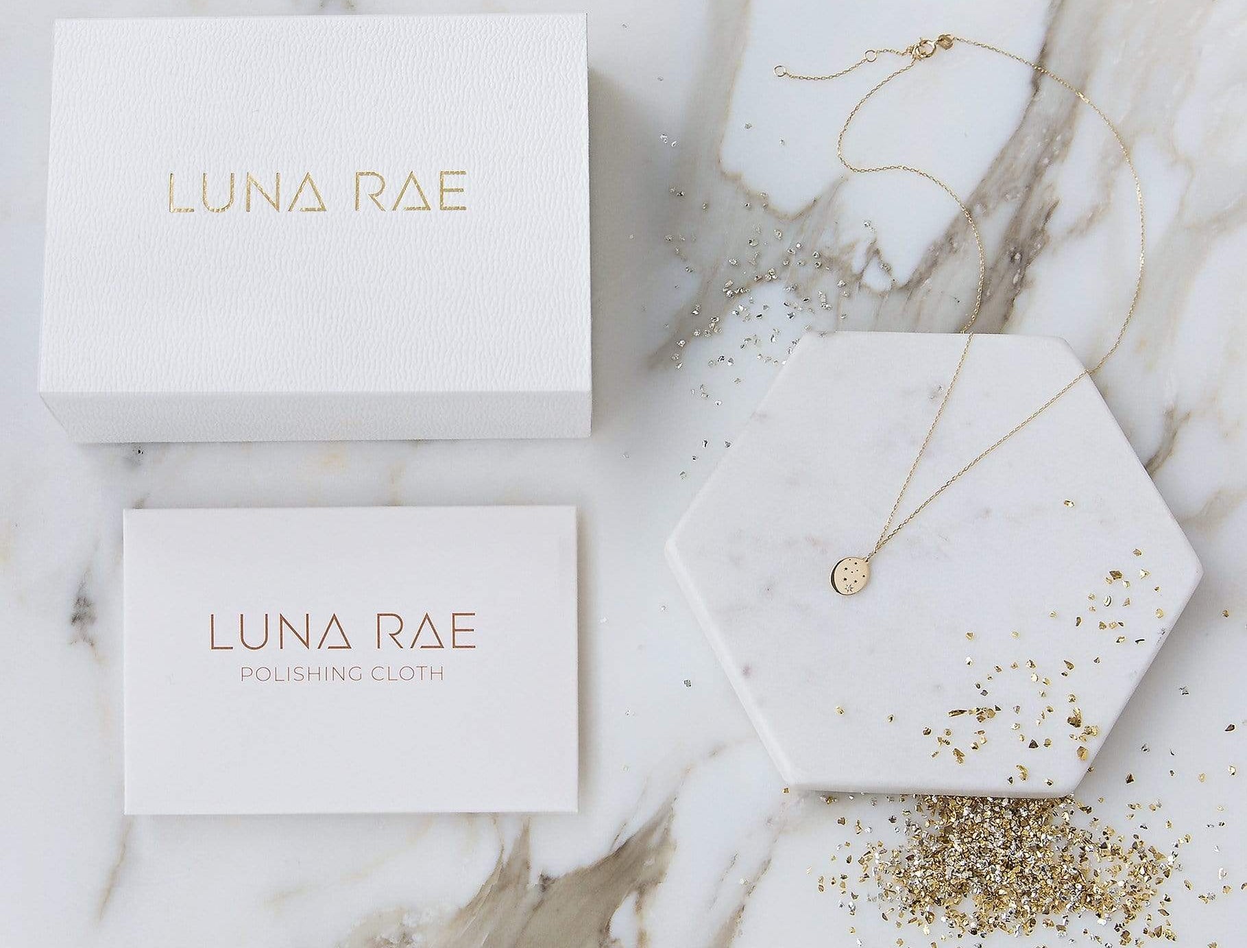 Picture of  Luna Rae solid 9k gold Stars of Leo