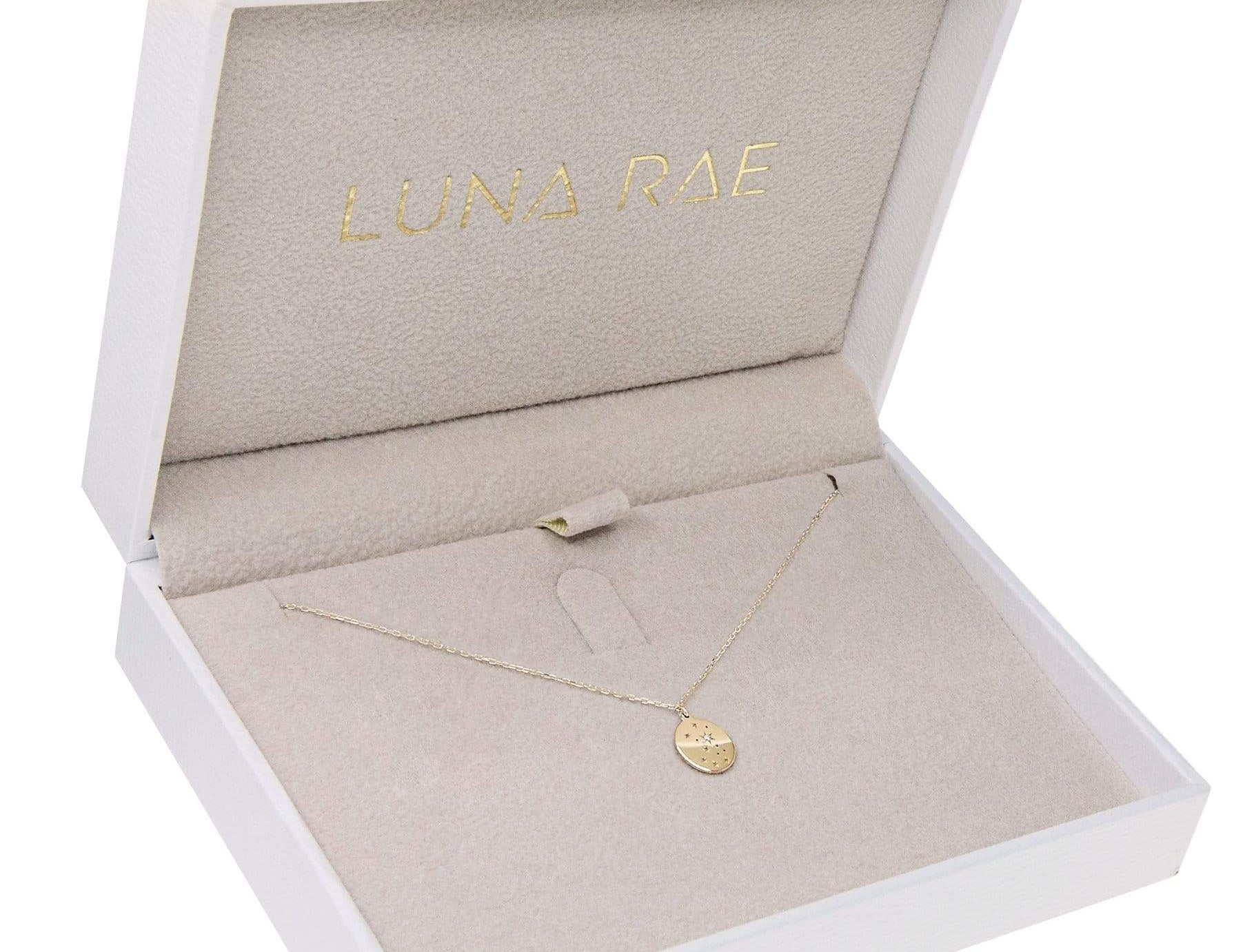Picture of  Luna Rae solid 9k gold Stars of Virgo